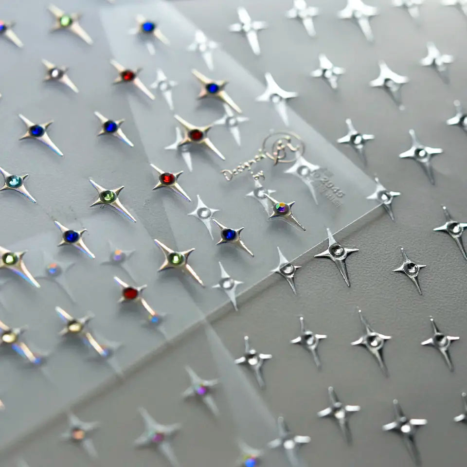 Star Stickers - Silver
