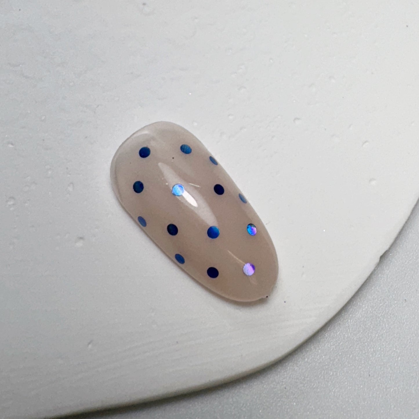 Mini Holo Spots Glitter - Blue