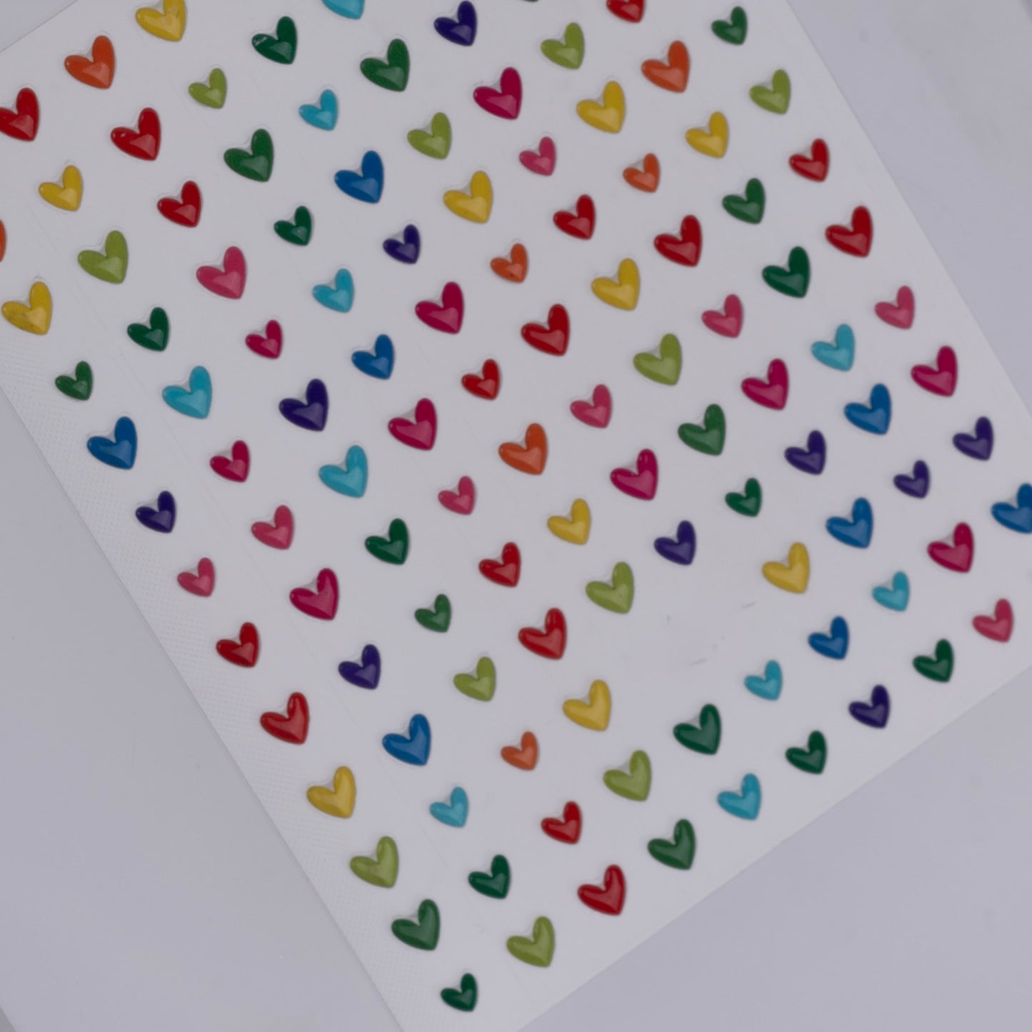 Enamel Hearts Nail Stickers