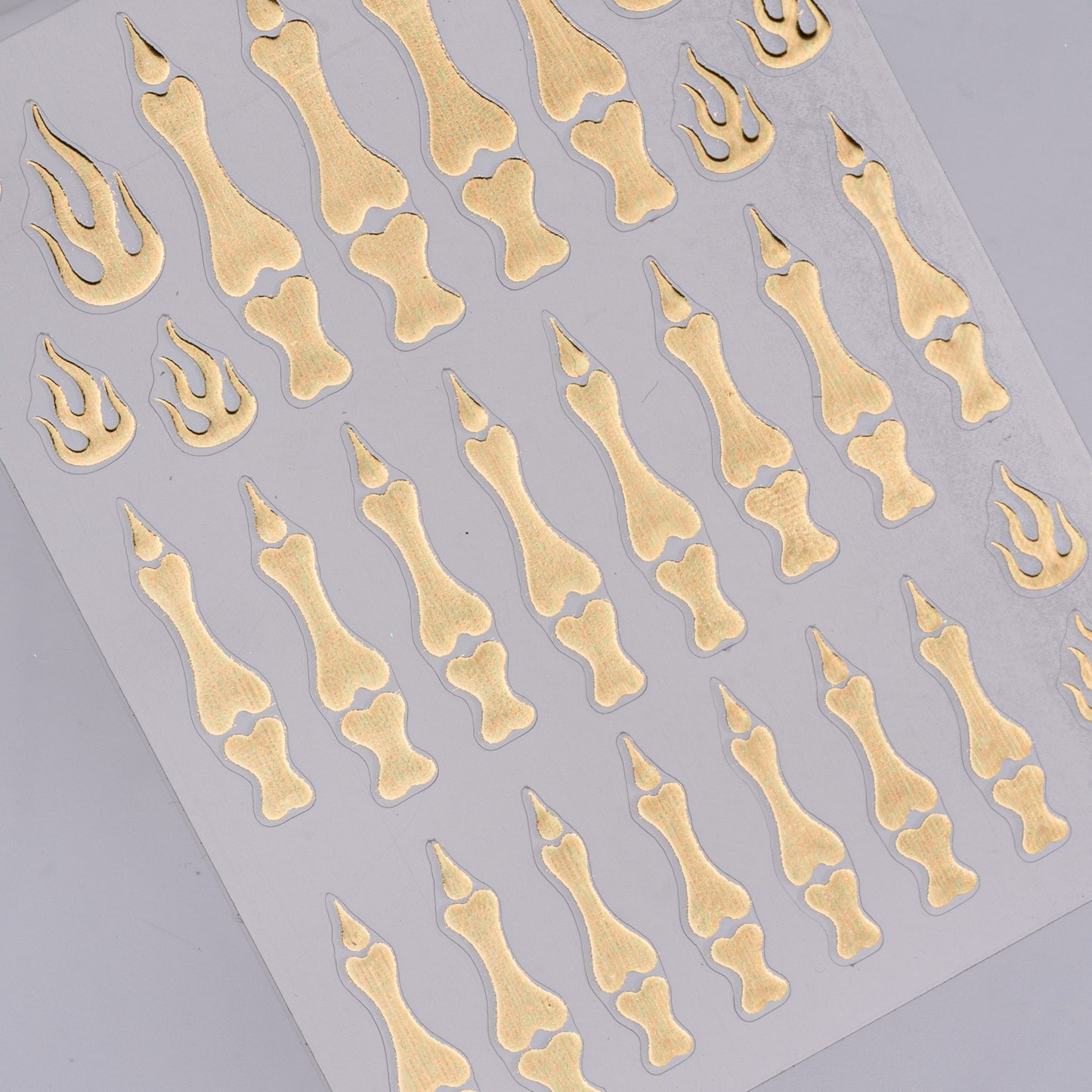 Large Phalanges Nail Stickers (Gold)