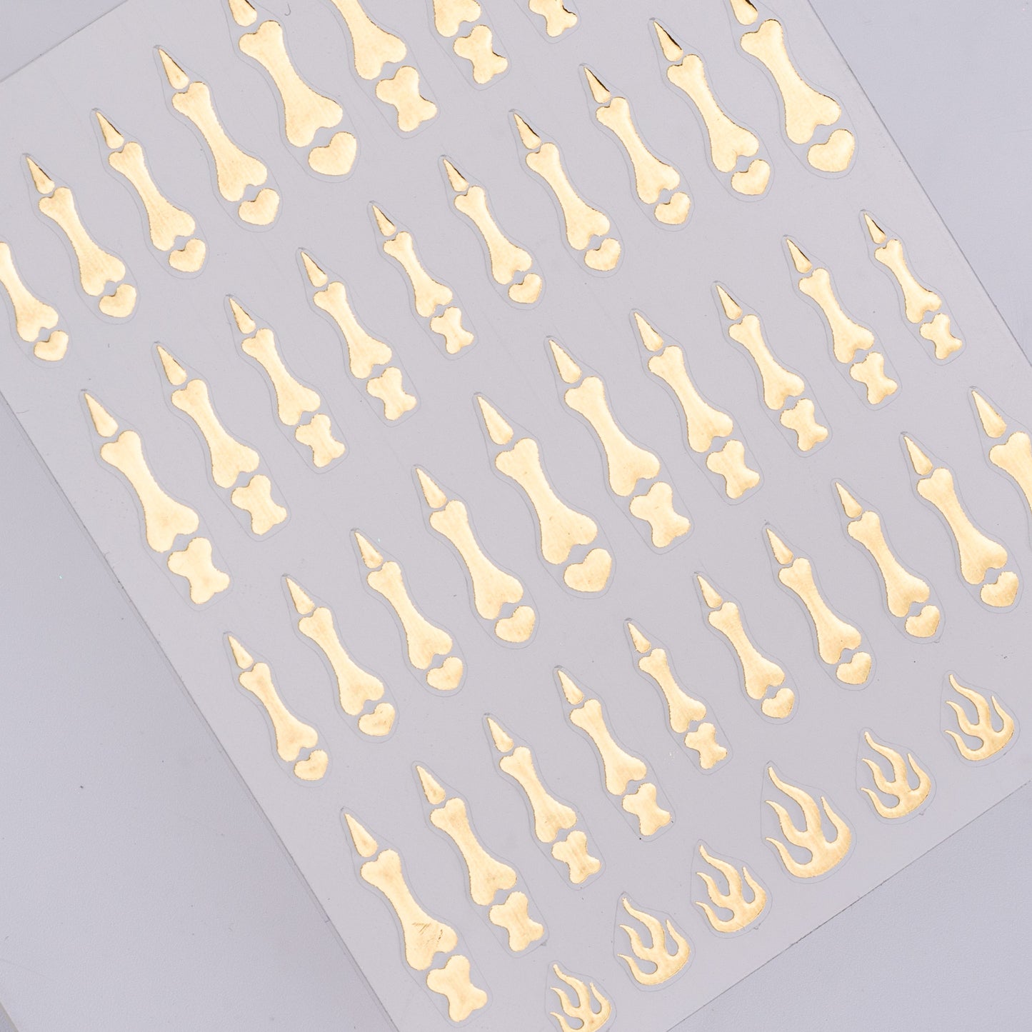 Small Phalanges Nail Stickers (Gold)