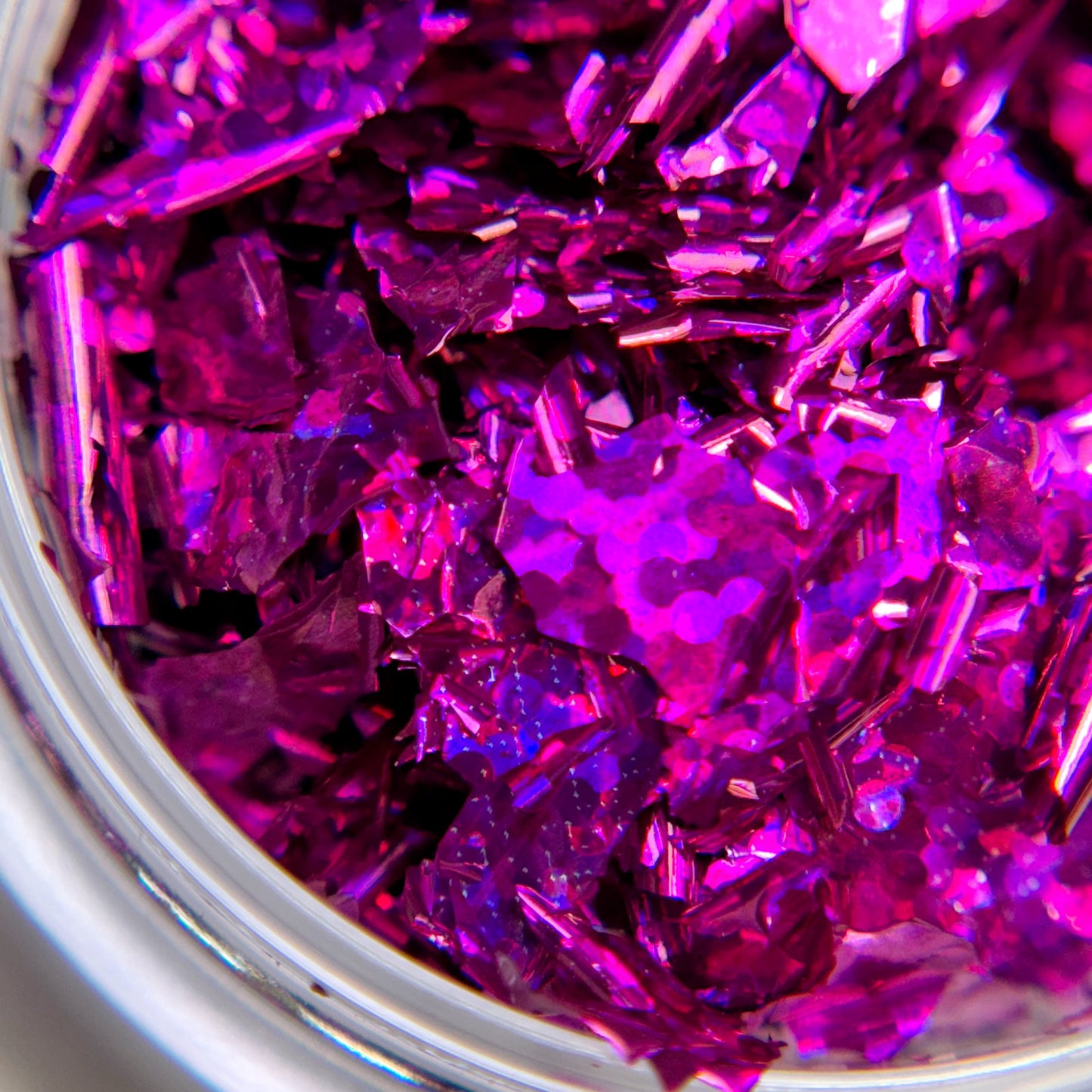 Magenta Glimmer Flakes