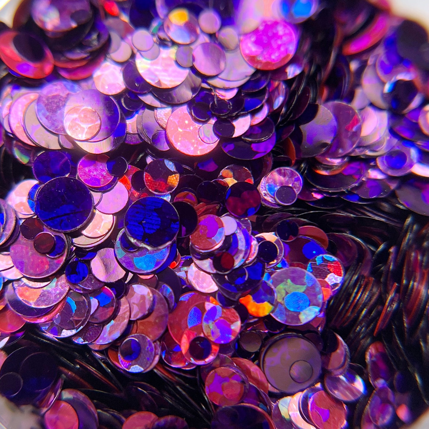 Grape Soda Spots Glitter