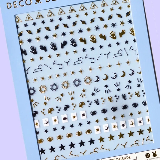 Retrograde Nail Stickers